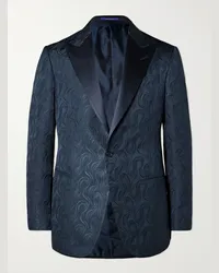 Ralph Lauren Giacca in seta jacquard Blu