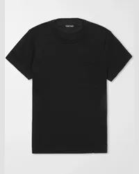 Tom Ford T-shirt in jersey di cotone Nero