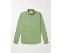 Camicia in misto cotone biologico e modal con collo button-down Arne 5655