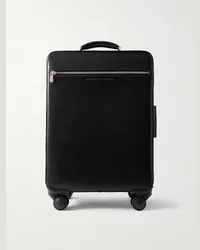 Brunello Cucinelli Trolley da cabina n pelle pieno fiore Nero