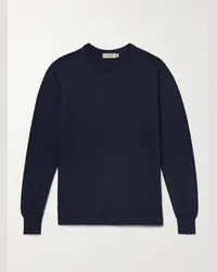 Canali Pullover in cotone Blu