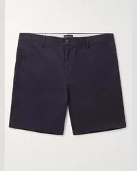 Club Monaco Shorts in twill di misto cotone Baxter Blu