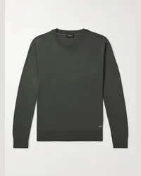 Brioni Pullover in lana Verde