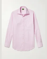 Sid Mashburn Camicia in cotone testurizzato Rosa