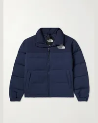 The North Face Piumino trapuntato in ripstop riciclato con logo ricamato 1992 Nuptse Blu