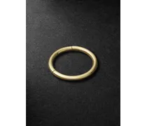 Orecchino singolo a cerchio in oro 14 carati, 8 mm