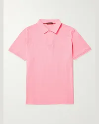 Loro Piana Polo in cotone piqué Rosa