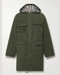 Visvim Parka in cotone con cappuccio Copleston Field Verde