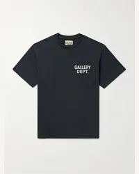 GALLERY DEPT. T-shirt in jersey di cotone con logo Nero