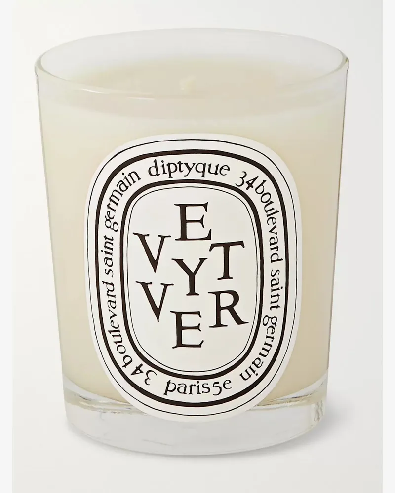 Diptyque Candela profumata Vetiver, 190 g Incolore