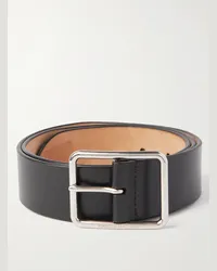 Alexander McQueen 4cm Leather Belt Nero