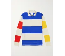Polo in jersey di cotone color-block
