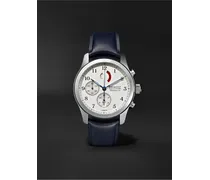 Cronografo automatico 43 mm in acciaio inossidabile con cinturino in gomma America’s Cup Regatta, N. AC-R/SS