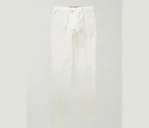 Pantaloni slim-fit in misto cotone lavato