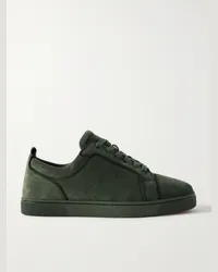 Christian Louboutin Sneakers in camoscio Louis Junior Verde