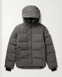 Canada Goose Piumino stile parka in Arctic Tech® con cappuccio e logo applicato Macmillan Grigio