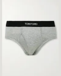 Tom Ford Slip in misto modal e cotone stretch Grigio