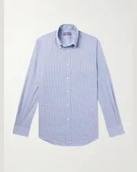 Ralph Lauren Camicia in popeline di cotone a quadretti Blu