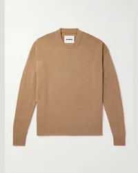 Jil Sander Pullover in cashmere Marrone