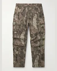 Neighborhood Pantaloni cargo a gamba dritta in cotone ripstop con stampa camouflage BDU Marrone