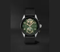 Smartwatch 43 mm in titanio con cinturino in gomma Summit 3, N. rif. 129268