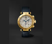 Cronografo automatico 41 mm in oro 18 carati con cinturino in alligatore Pasha de , N. rif. WGPA0017