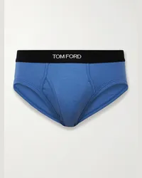 Tom Ford Slip in cotone stretch Blu