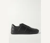 Moncler Sneakers in pelle con logo applicato Neue York Nero
