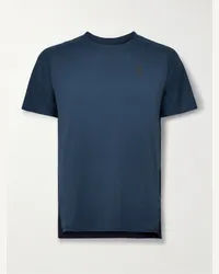 ON Running T-shirt in mesh e DryTec™ c logo Performance-T Blu