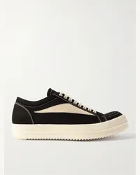 DRKSHDW by Rick Owens Sneakers in denim con finiture in camoscio DRKSHDW Vintage Nero