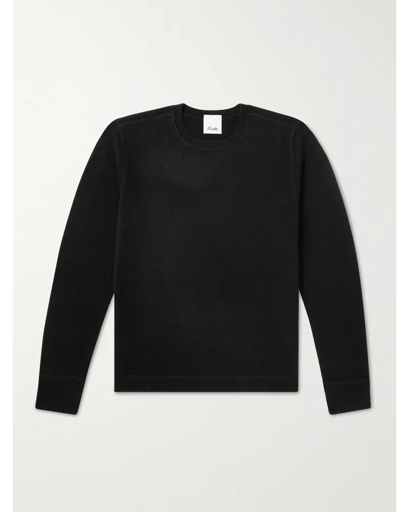 ALLUDE Pullover in cashmere Nero