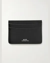 A.P.C. Portacarte in pelle Andre Nero