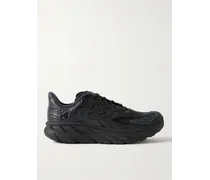 Sneakers da running in mesh, pelle e camoscio con finiture in gomma Clifton LS