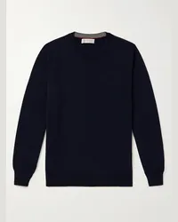 Brunello Cucinelli Pullover in cashmere Blu