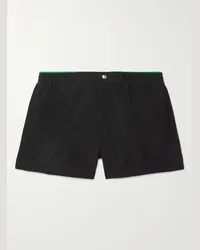 Bottega Veneta Shorts da mare corti slim-fit Nero