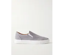 Sneakers slip-on in Regenerated Suede by evolo