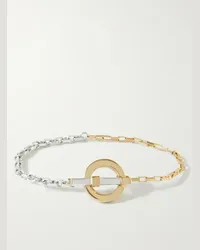 Bottega Veneta Bracciale in argento sterling e oro Argento