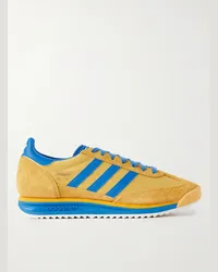 adidas Sneakers in mesh con finiture in pelle e camoscio SL72 RS Giallo