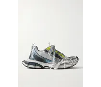 Sneakers in mesh e gomma effetto consumato 3XL