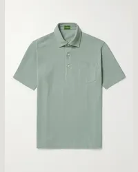 Sid Mashburn Polo in cotone Pima piqué Verde