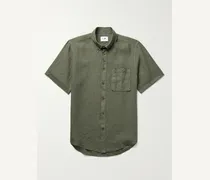 Camicia in lino con collo button-down Arne 5706