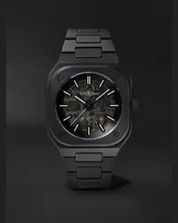 Bell & Ross Orologio automatico 41 mm in ceramica e PVD BR 05 Skeleton, N. rif. BR05A-BLM-SKCE/SCE Nero