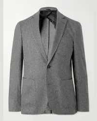 MR P. Blazer slim-fit in tweed Donegal Grigio