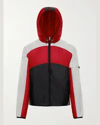 Moncler 5 Moncler Craig Green Clonophis Colour-Block Nylon-Ripstop Hooded Jacket Rosso