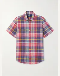 Ralph Lauren Camicia in cotone a quadri Rosso