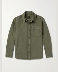 A.P.C. Overshirt in denim Verde