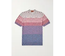 Missoni T-shirt in cotone dégradé space-dye Viola