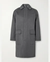 Officine Generale Cappotto in lana Briac Grigio