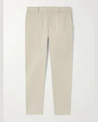 Paul Smith Pantaloni chino a gamba affusolata in twill di misto cotone biologico Neutri