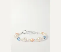 Bracciale in argento con perle XL Pebbles